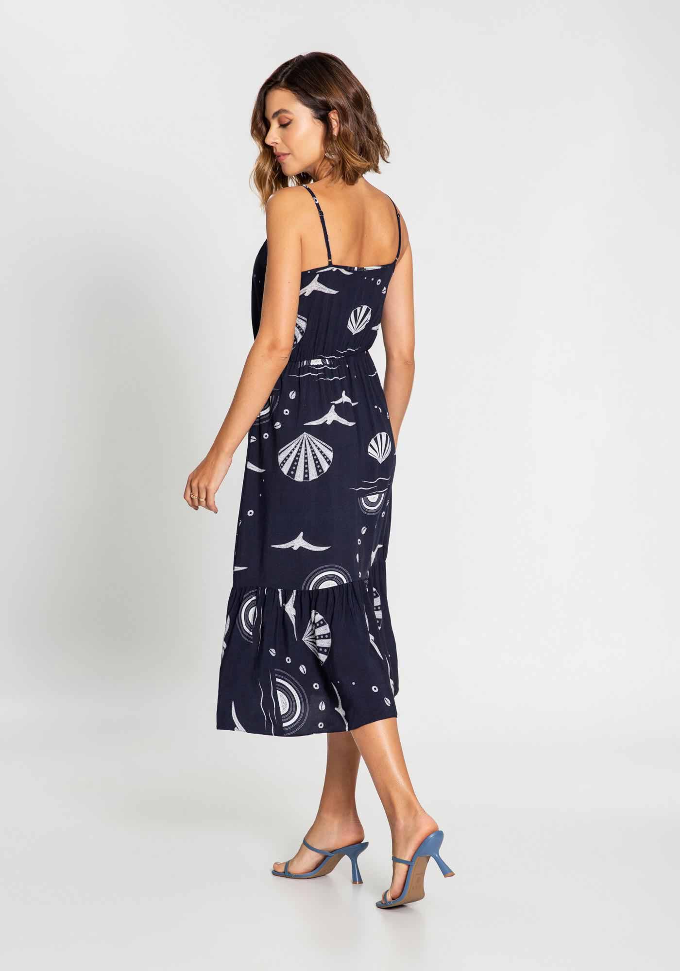 Vestido Midi Rayon Estampado, , large.