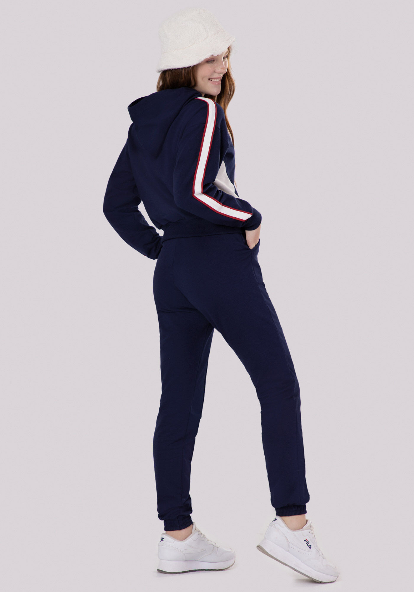 Blus&atilde;o Juvenil com Capuz e Recortes, MARINHO ACTION, large.