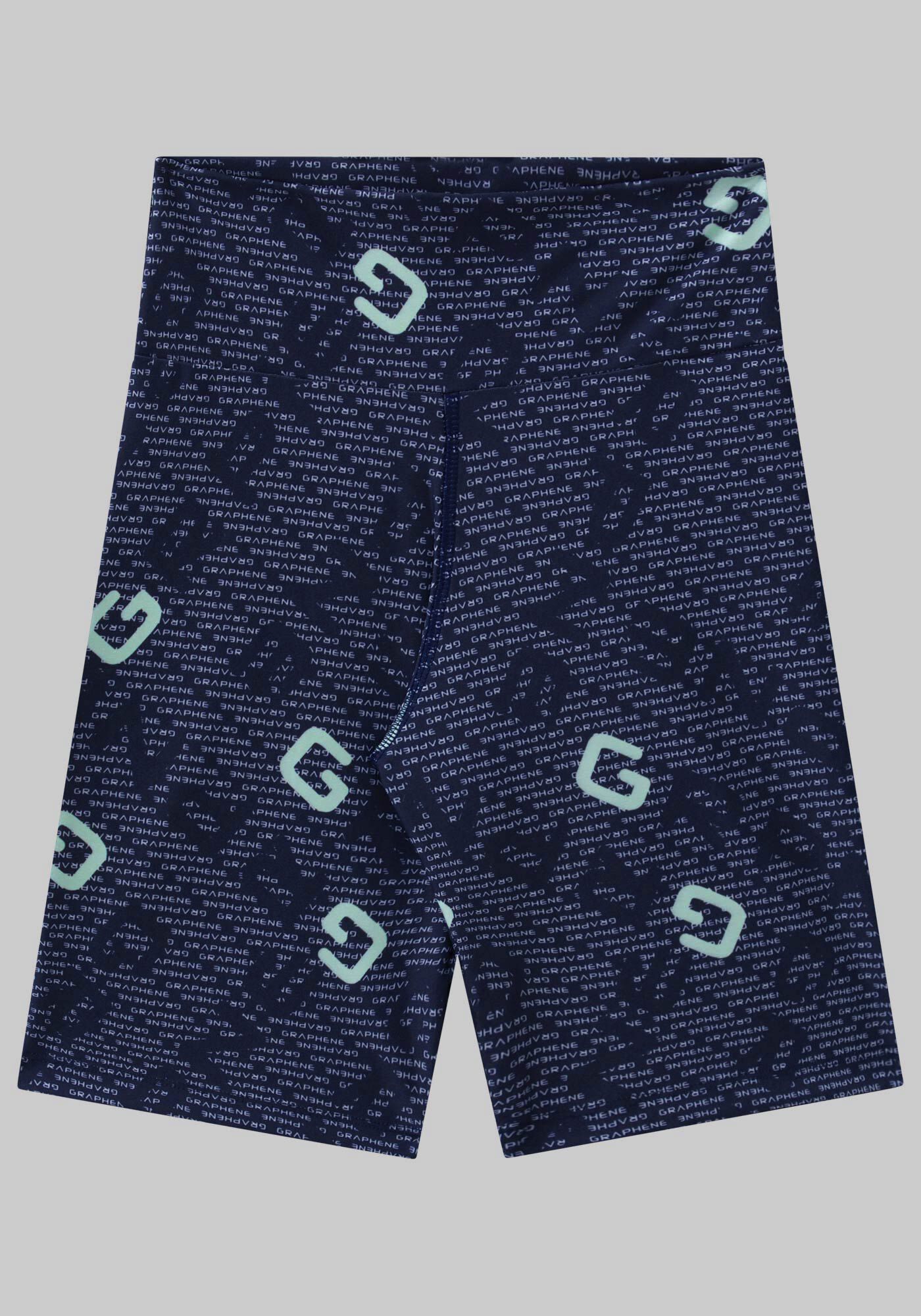 Bermuda Biker Cintura Alta Estampada, , large.