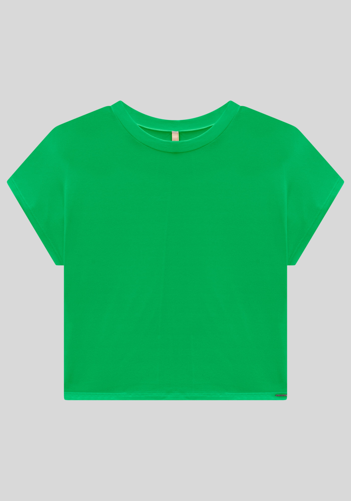 Blusa em Manga Viscose com Manga Curta, , large.