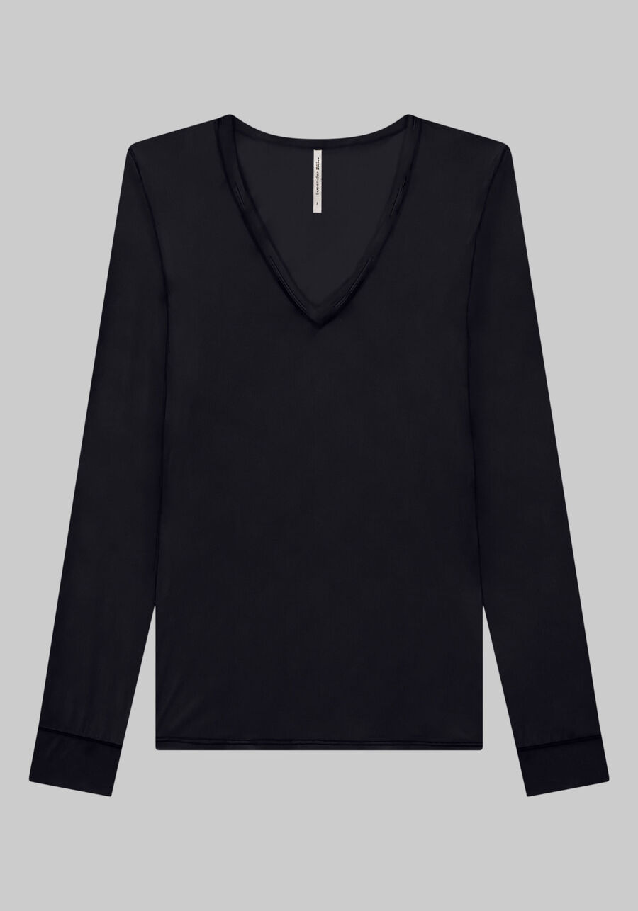 Pijama Longo Plus Size em Malha Aveludada, . Pijama Longo Plus Size em Malha Aveludada, , large.