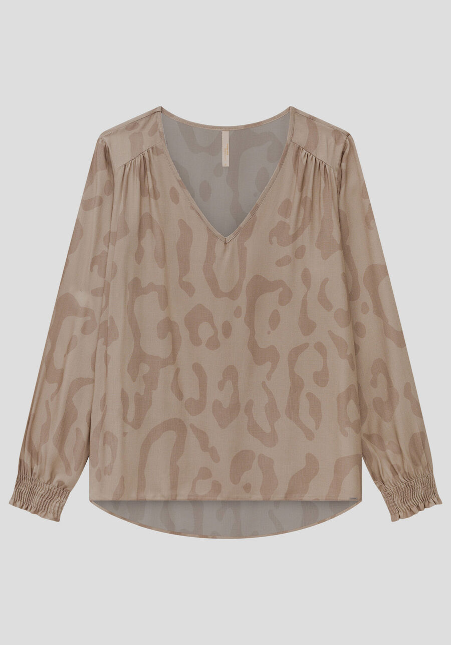 Blusa Plus Size em Viscose com Comprimento Mullet, . Blusa Plus Size em Viscose com Comprimento Mullet, , large.