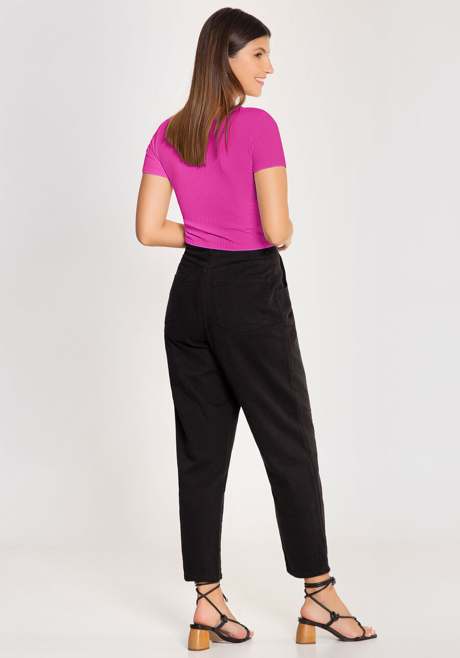 Blusa Cropped Com Recorte Frontal Em Malha Canelada, . Blusa Cropped Com Recorte Frontal Em Malha Canelada, , large.