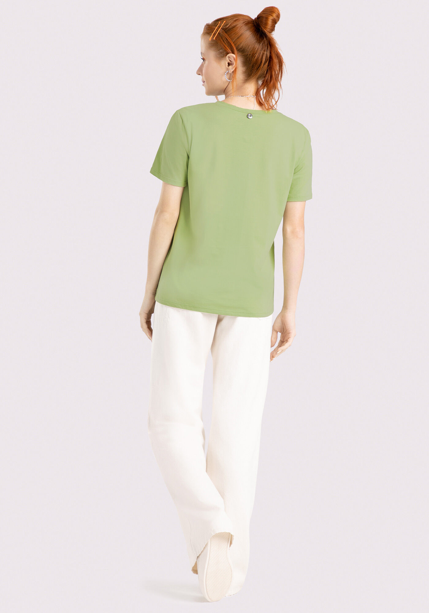 T-shirt Juvenil em Malha Estampada, , large.