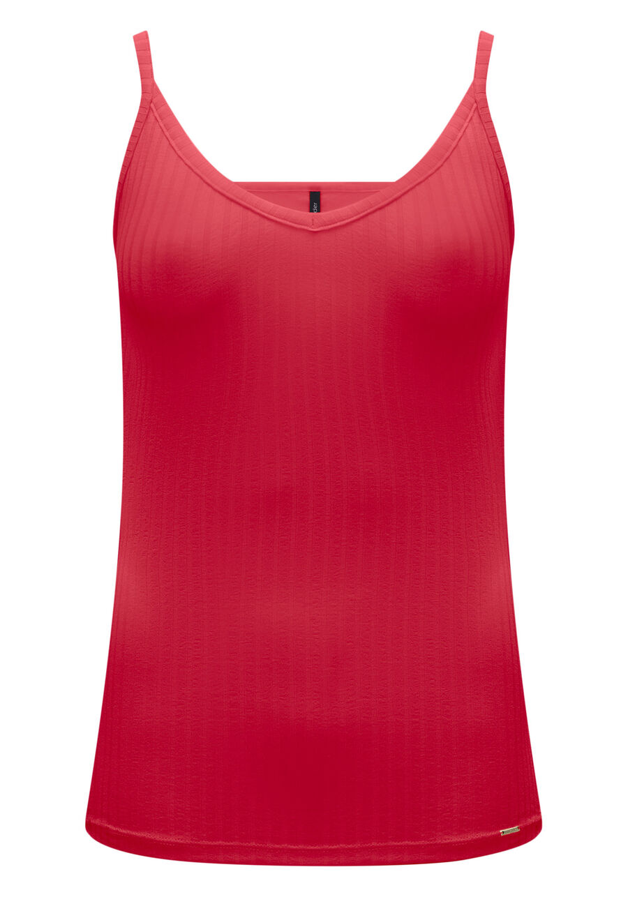 Blusa Regata Básica De Alças Finas Em Malha Canelada, . Blusa Regata Básica De Alças Finas Em Malha Canelada, , large.