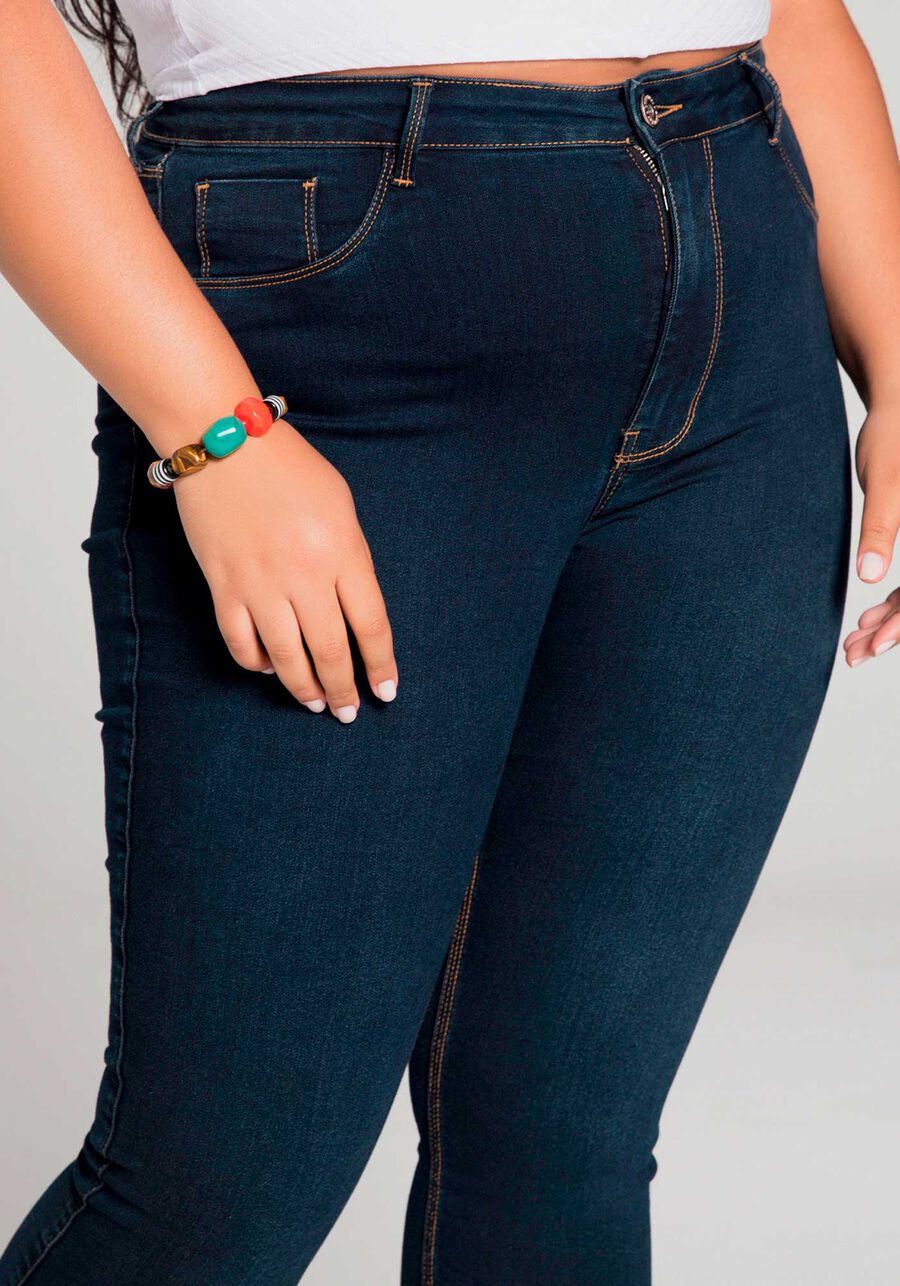 Calça Jeans Skinny Fit For Me Plus Size, JEANS, large.