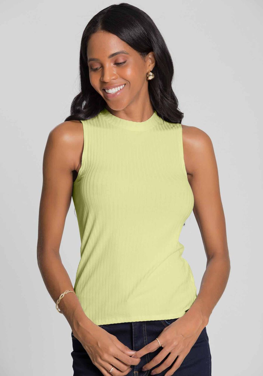 Blusa Regata Básica Em Malha Canelada Responsável, . Blusa Regata Básica Em Malha Canelada Responsável, , large.