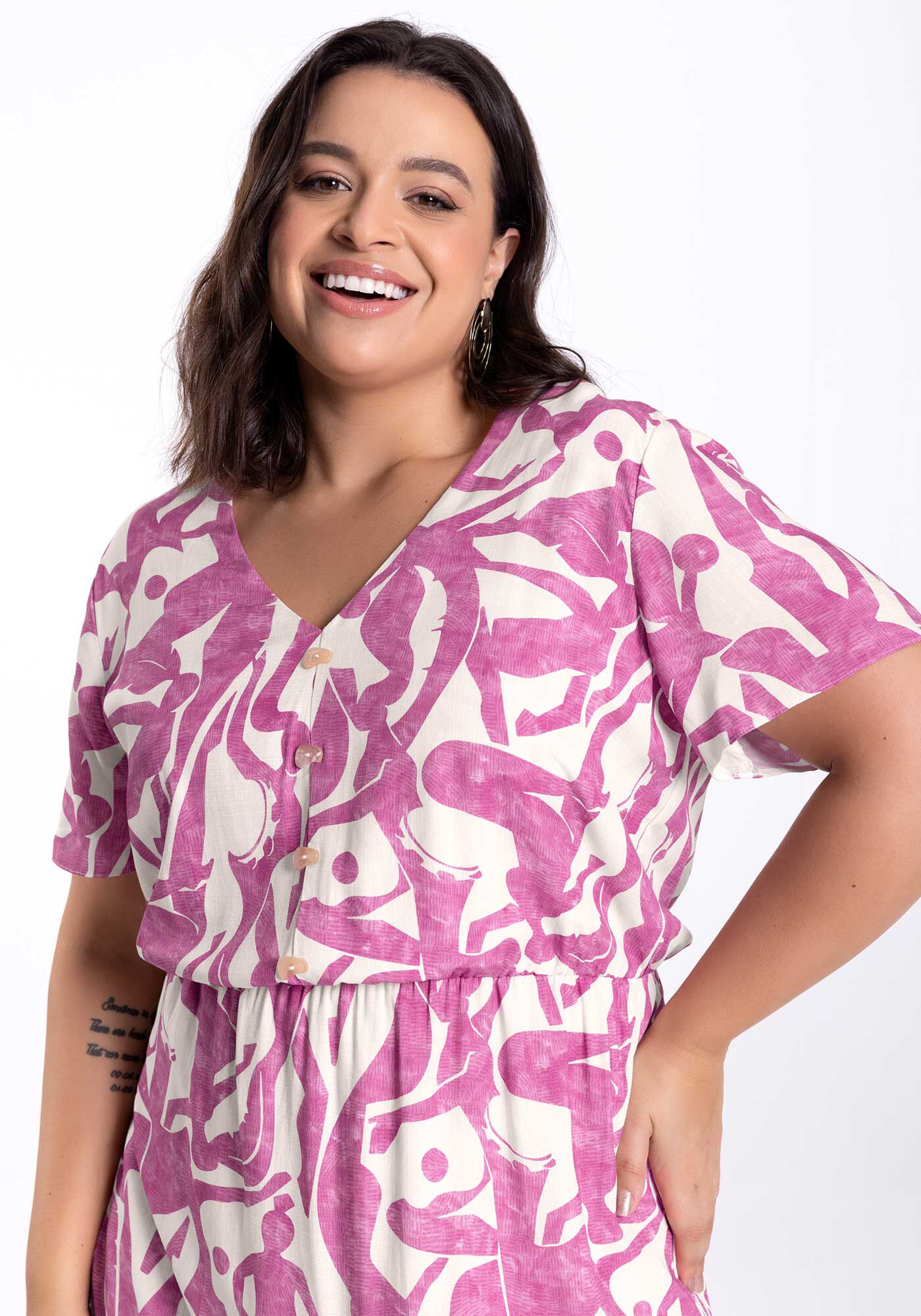 Vestido de festa curto plus shop size xgg