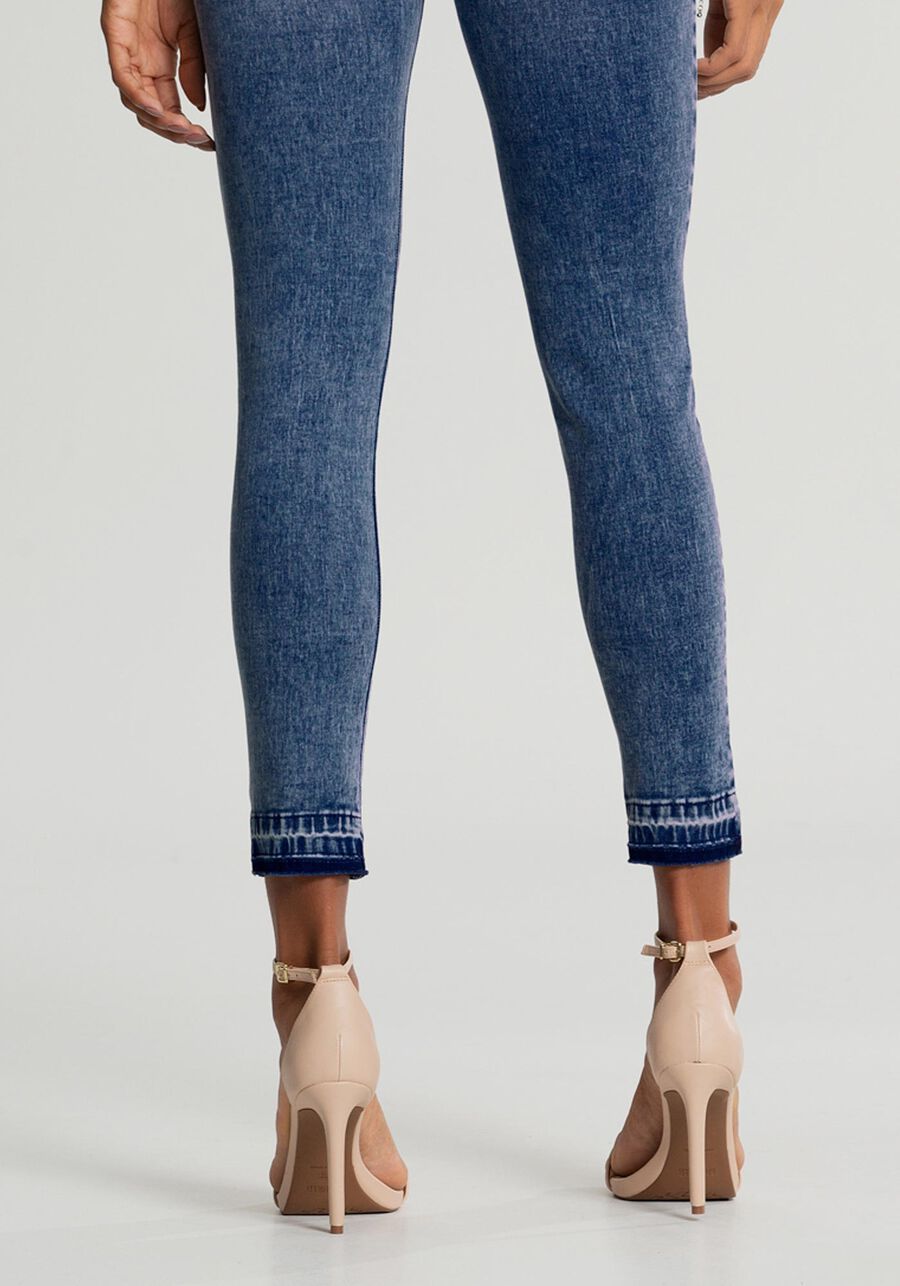Calça Jeans Skinny Cropped Chapa Barriga, JEANS. Calça Jeans Skinny Cropped Chapa Barriga, JEANS, large.
