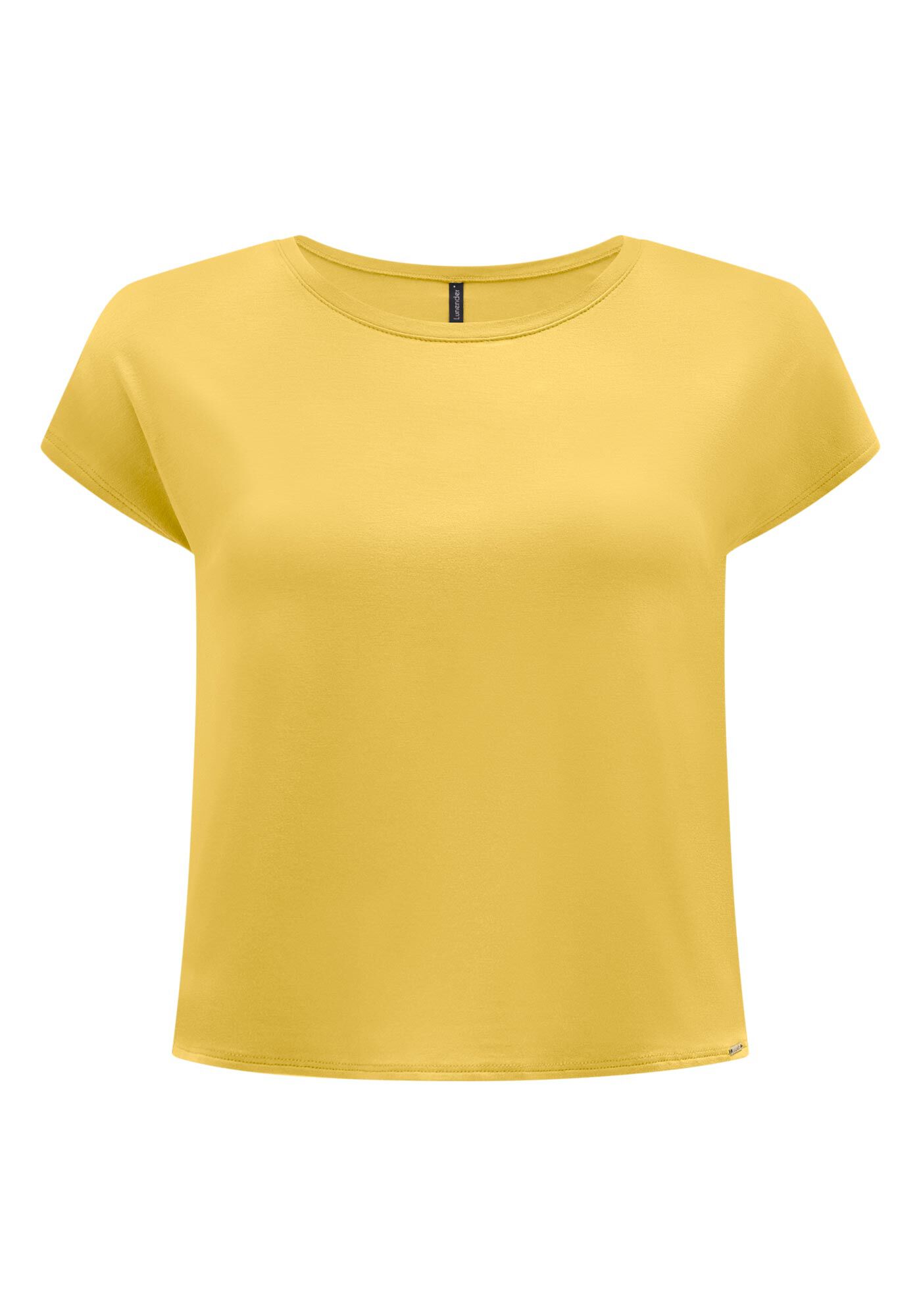 Blusa Lisa B&aacute;sica Em Malha De Viscose Com Elastano, , large.