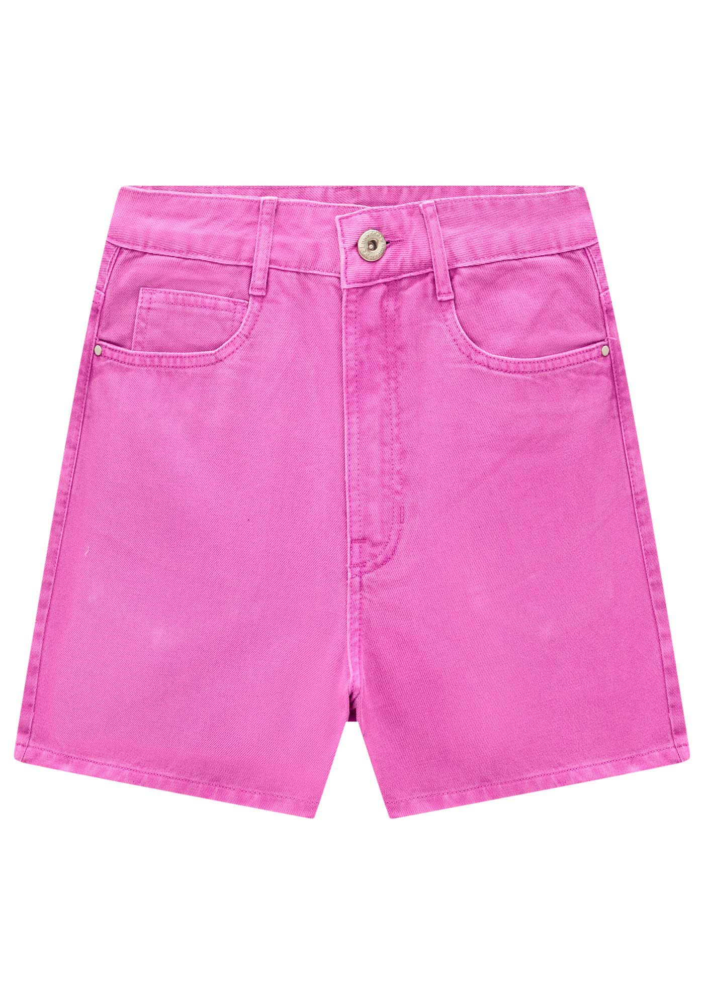 Shorts Sarja Juvenil Mom com Cintura Alta, , large.