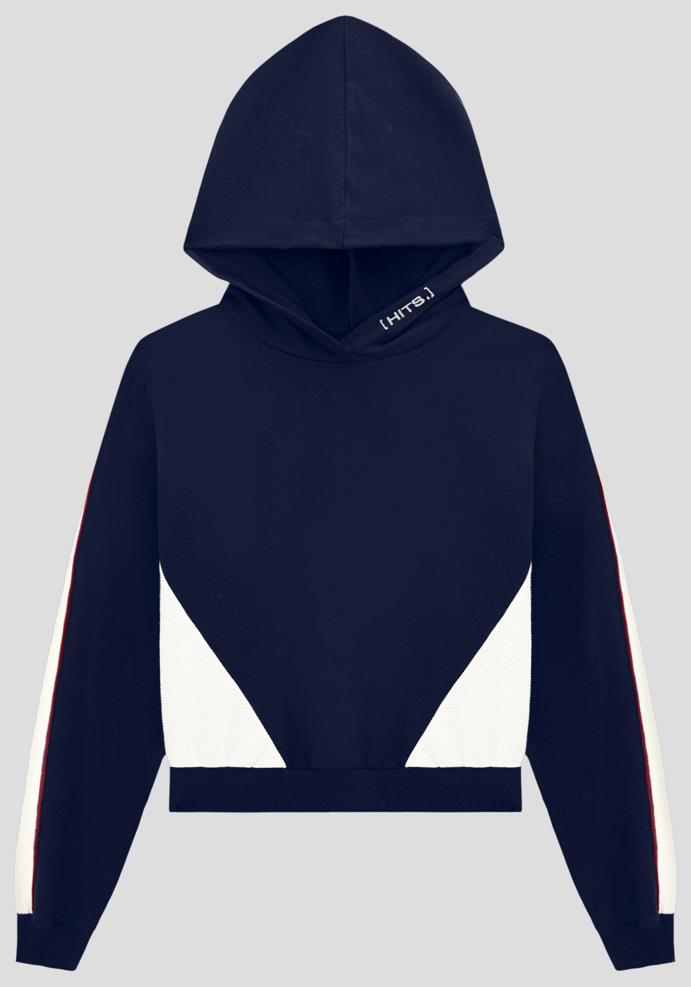 Blus&atilde;o Juvenil com Capuz e Recortes, MARINHO ACTION, large.