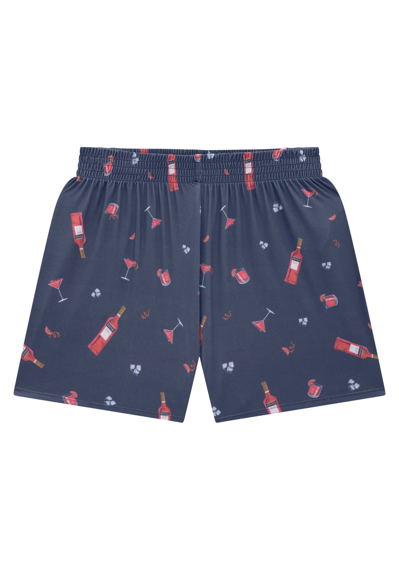 Pijama Curto em Malha Aveludada Estampado, , large.