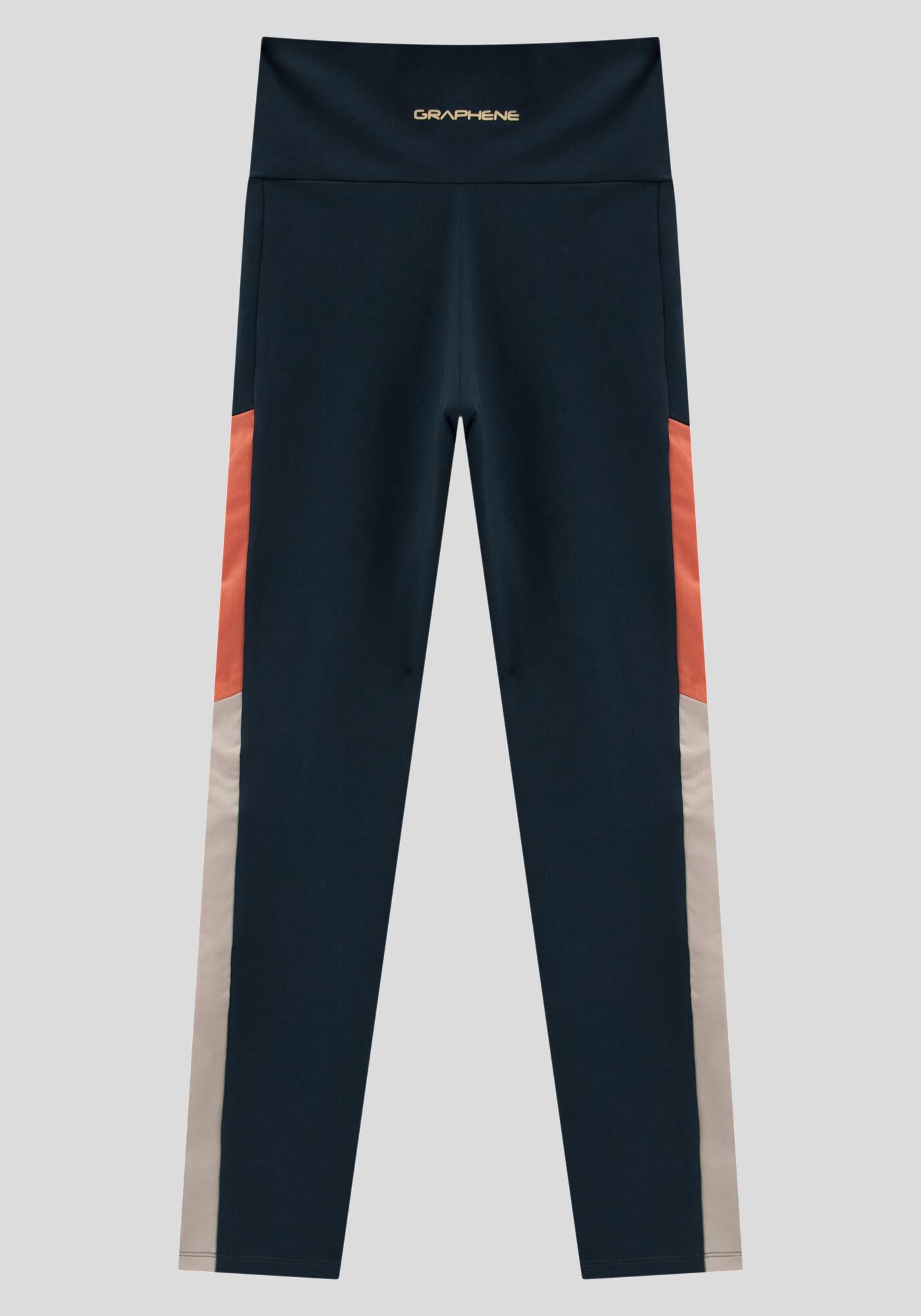 Cal&ccedil;a Legging Azul Cintura Alta com Recortes, , large.