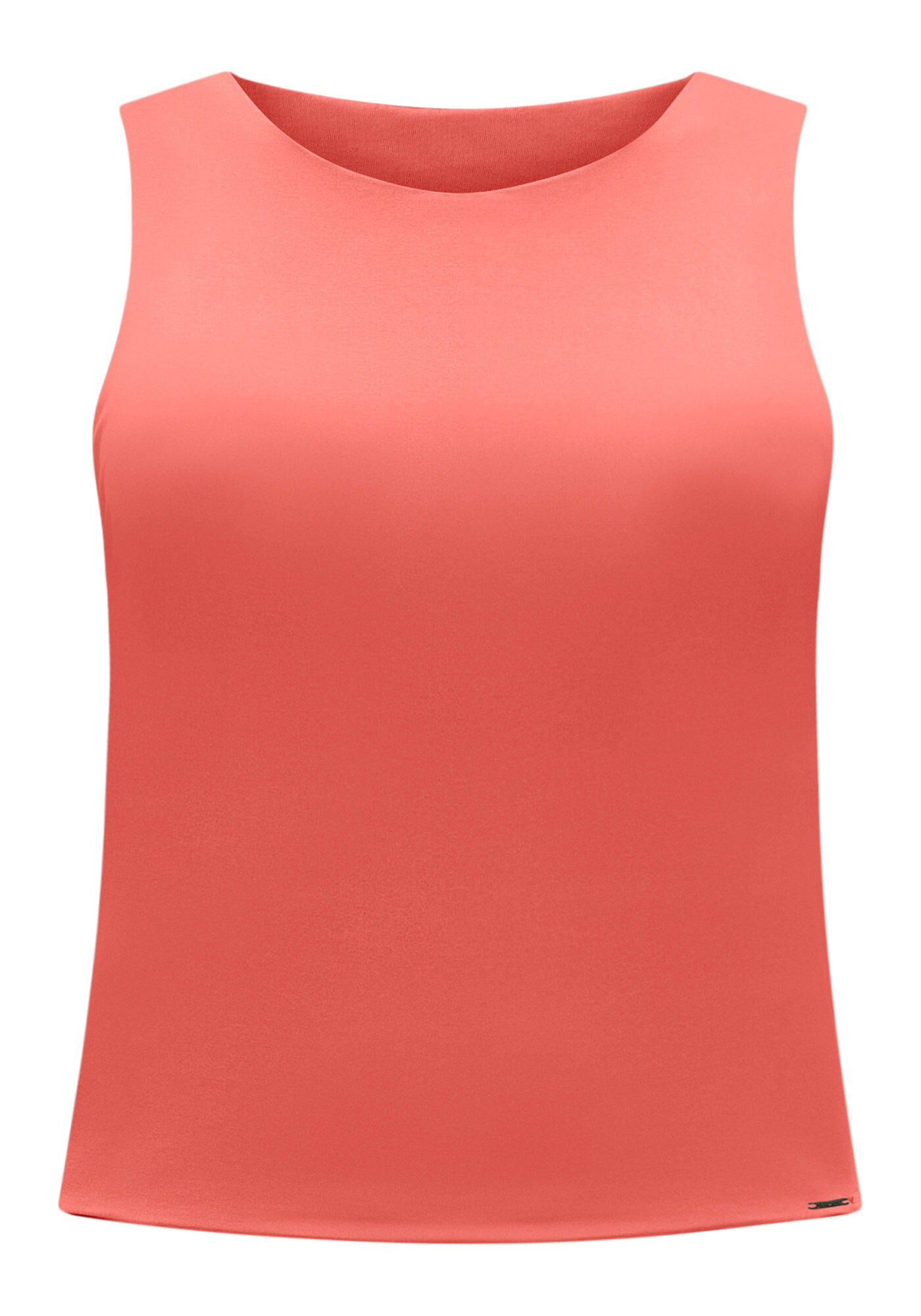 Blusa Cropped Lisa B&aacute;sica Com Decote Redondo Em Malha, , large.