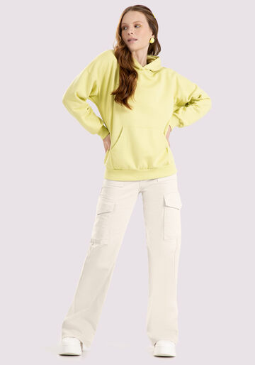 Blusão Alongado Juvenil com Estampa Costas, AMARELO VERSO. Blusão Alongado Juvenil com Estampa Costas, AMARELO VERSO, large.