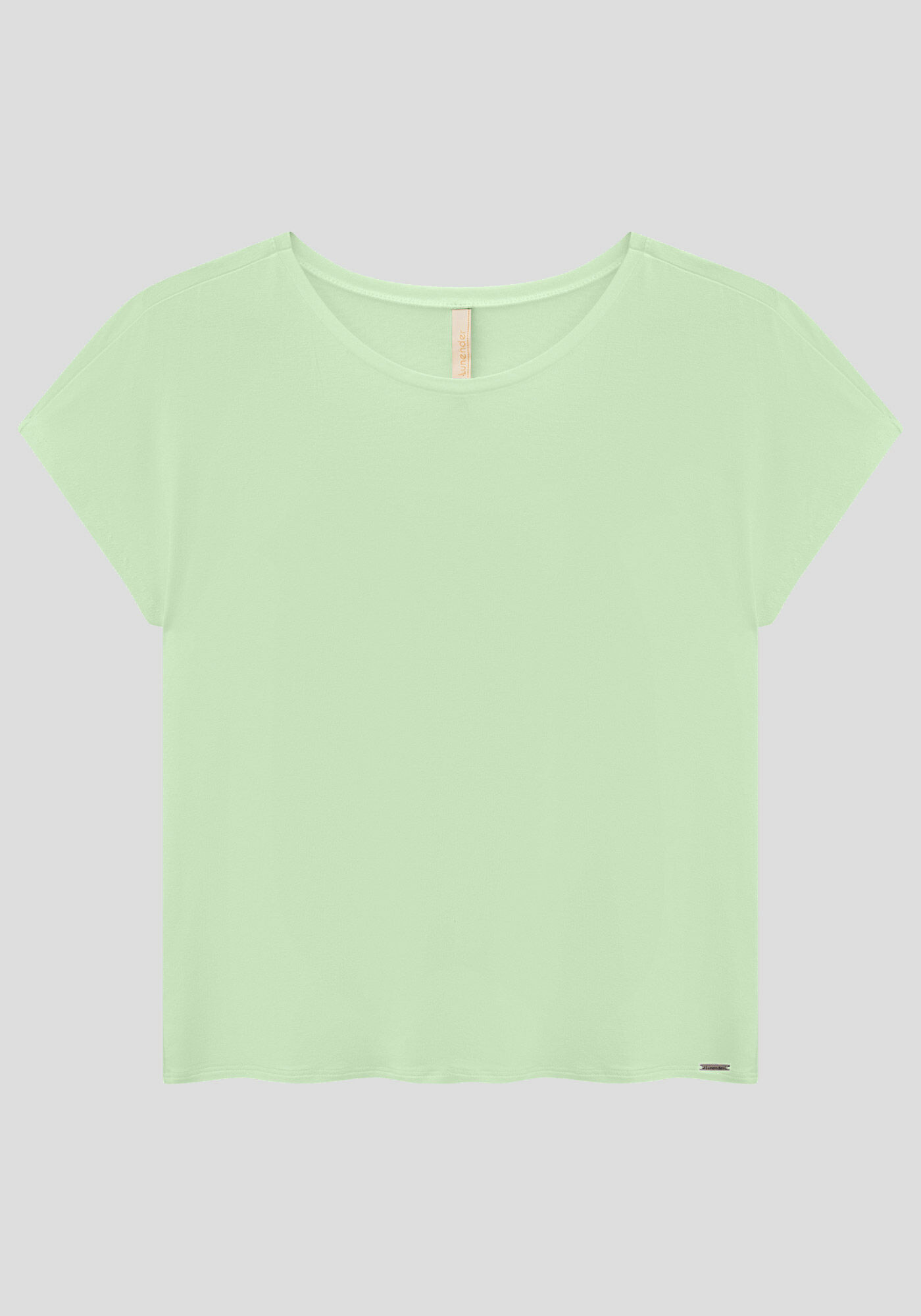 Blusa Lisa B&aacute;sica Em Malha De Viscose Com Elastano, , large.