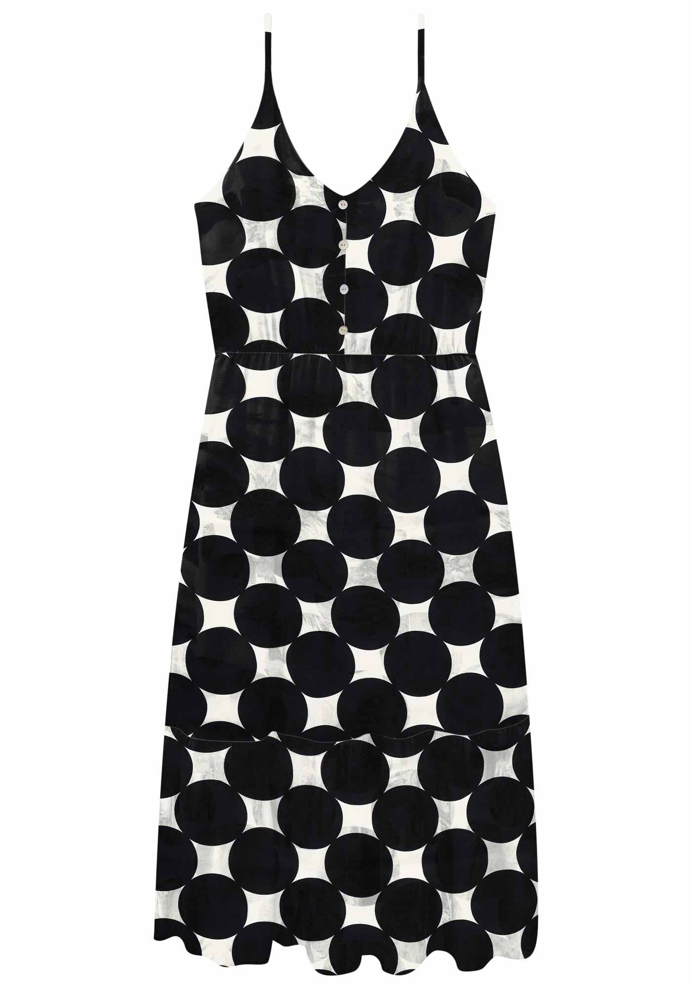 Vestido Midi Rayon Estampado, , large.