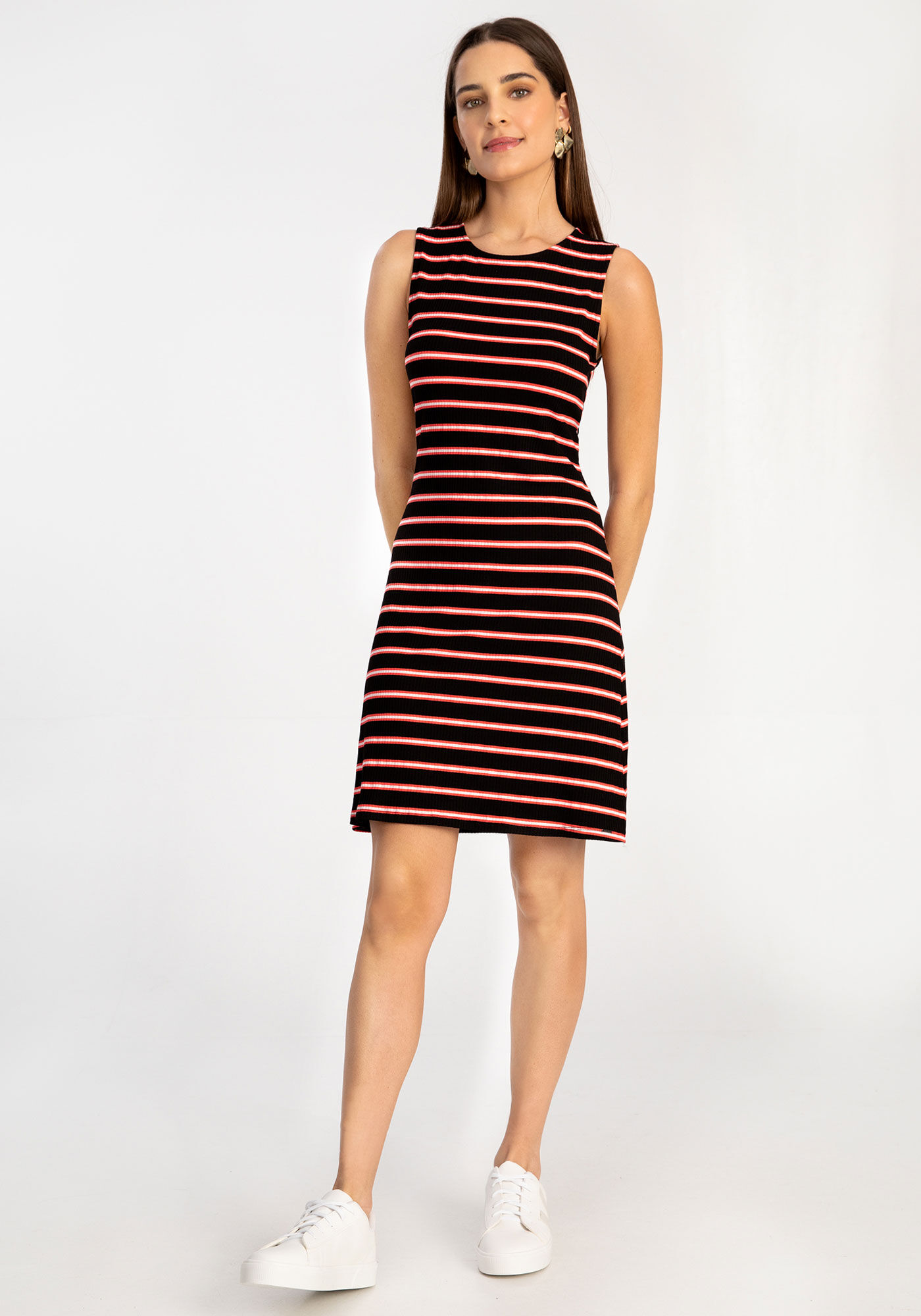 Vestido lunender listrado hot sale