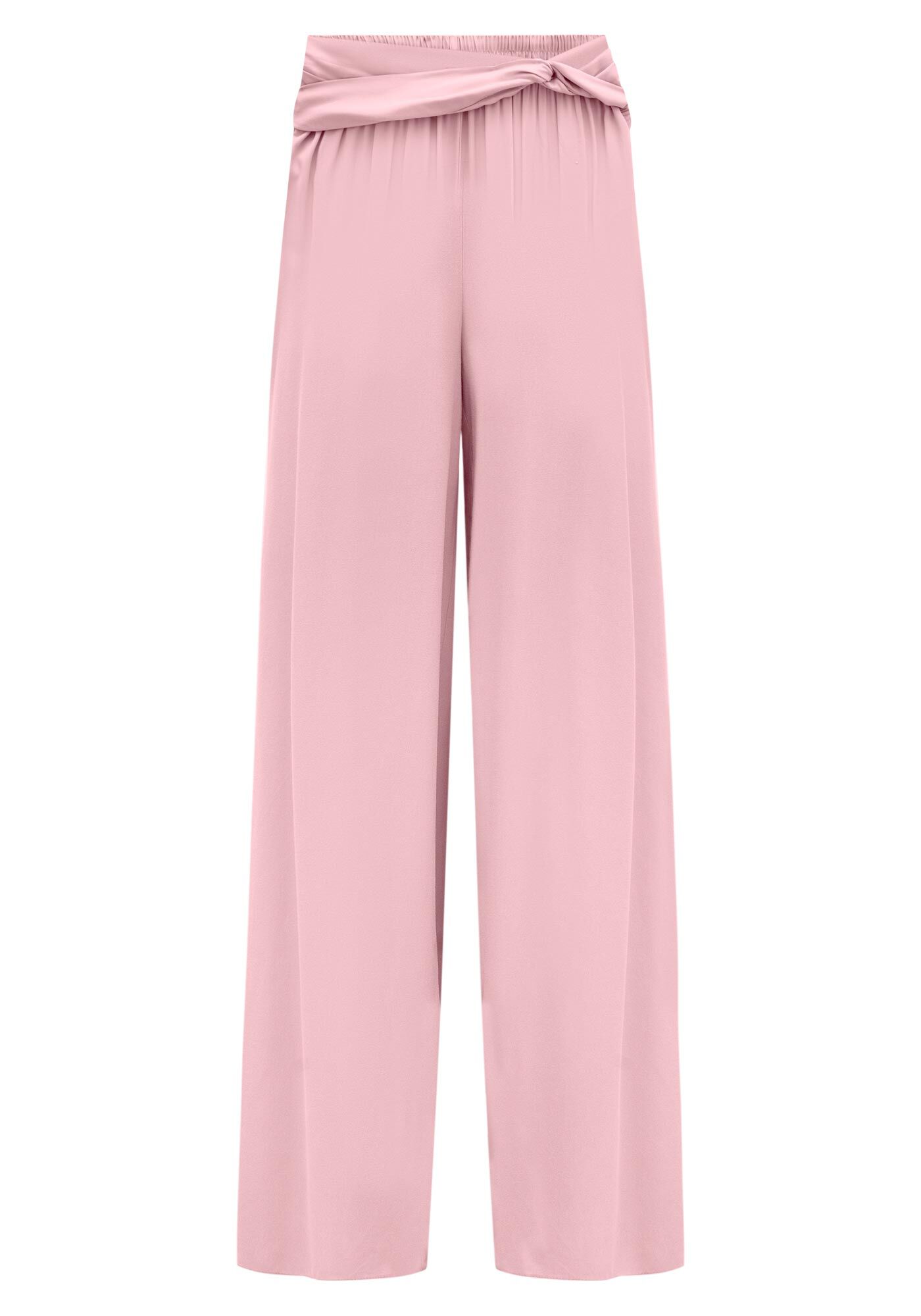 Cal&ccedil;a Pantalona De Cintura Alta Com Tor&ccedil;&atilde;o No C&oacute;s, , large.