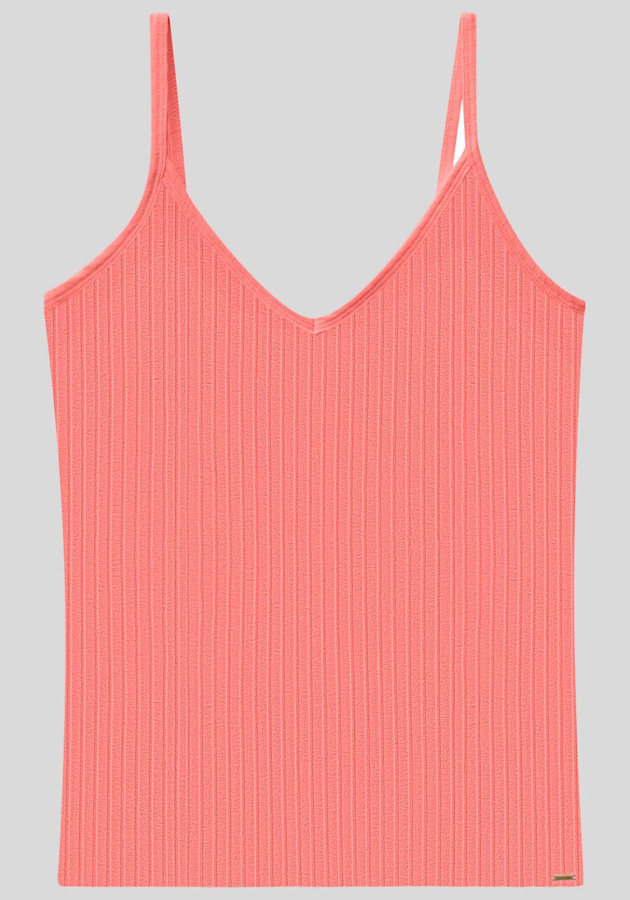 Blusa Regata Básica De Alças Finas Em Malha Canelada, . Blusa Regata Básica De Alças Finas Em Malha Canelada, , large.