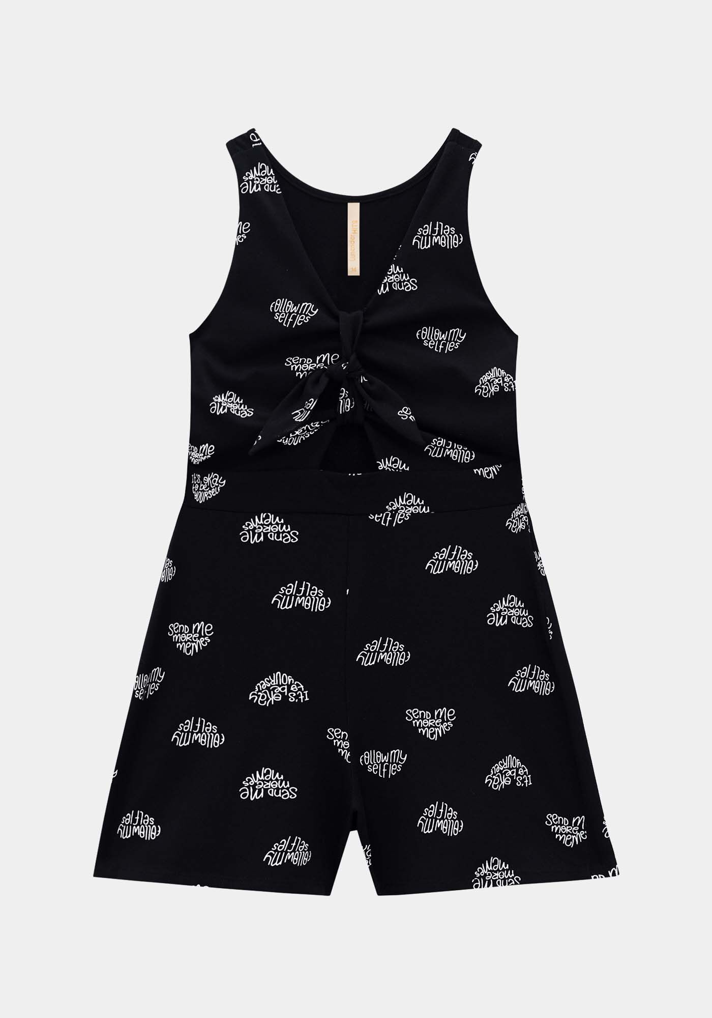 Macac&atilde;o Curto com La&ccedil;o Juvenil, , large.