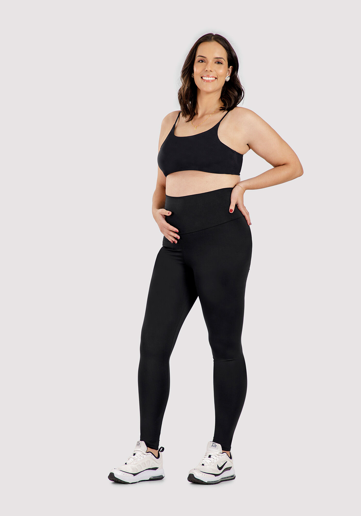 Cal&ccedil;a Legging Com Cintura Alta E C&oacute;s Extra Largo Prote&ccedil;&atilde;o UV, , large.