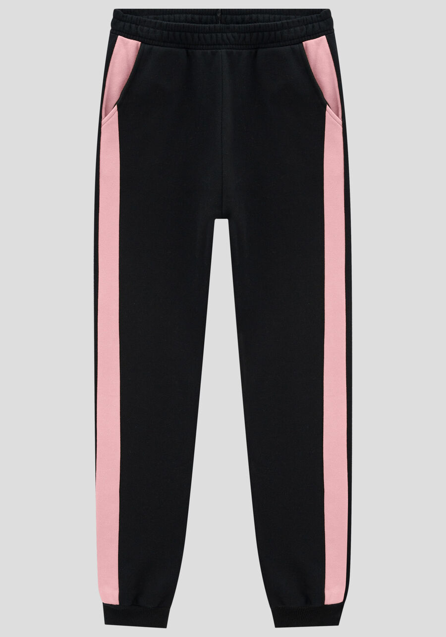 Conjunto Juvenil em Moletom com Recortes, . Conjunto Juvenil em Moletom com Recortes, , large.