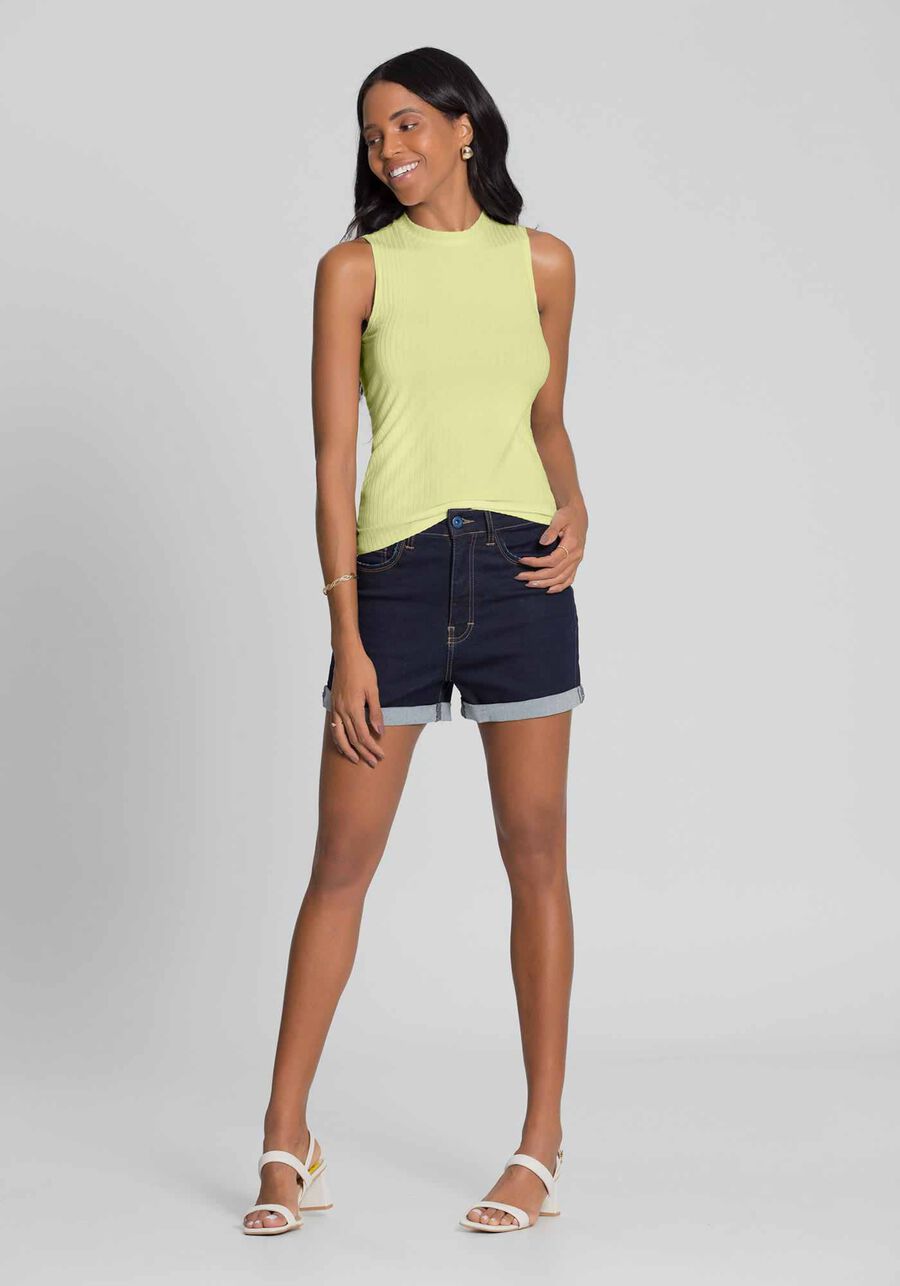 Blusa Regata Básica Em Malha Canelada Responsável, . Blusa Regata Básica Em Malha Canelada Responsável, , large.