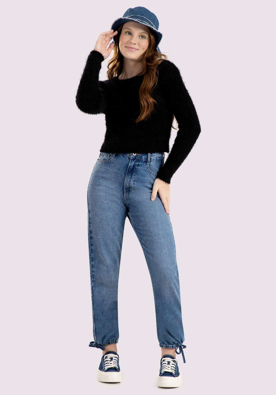 Blusão Juvenil em Tricô Peluciado, . Blusão Juvenil em Tricô Peluciado, , large.