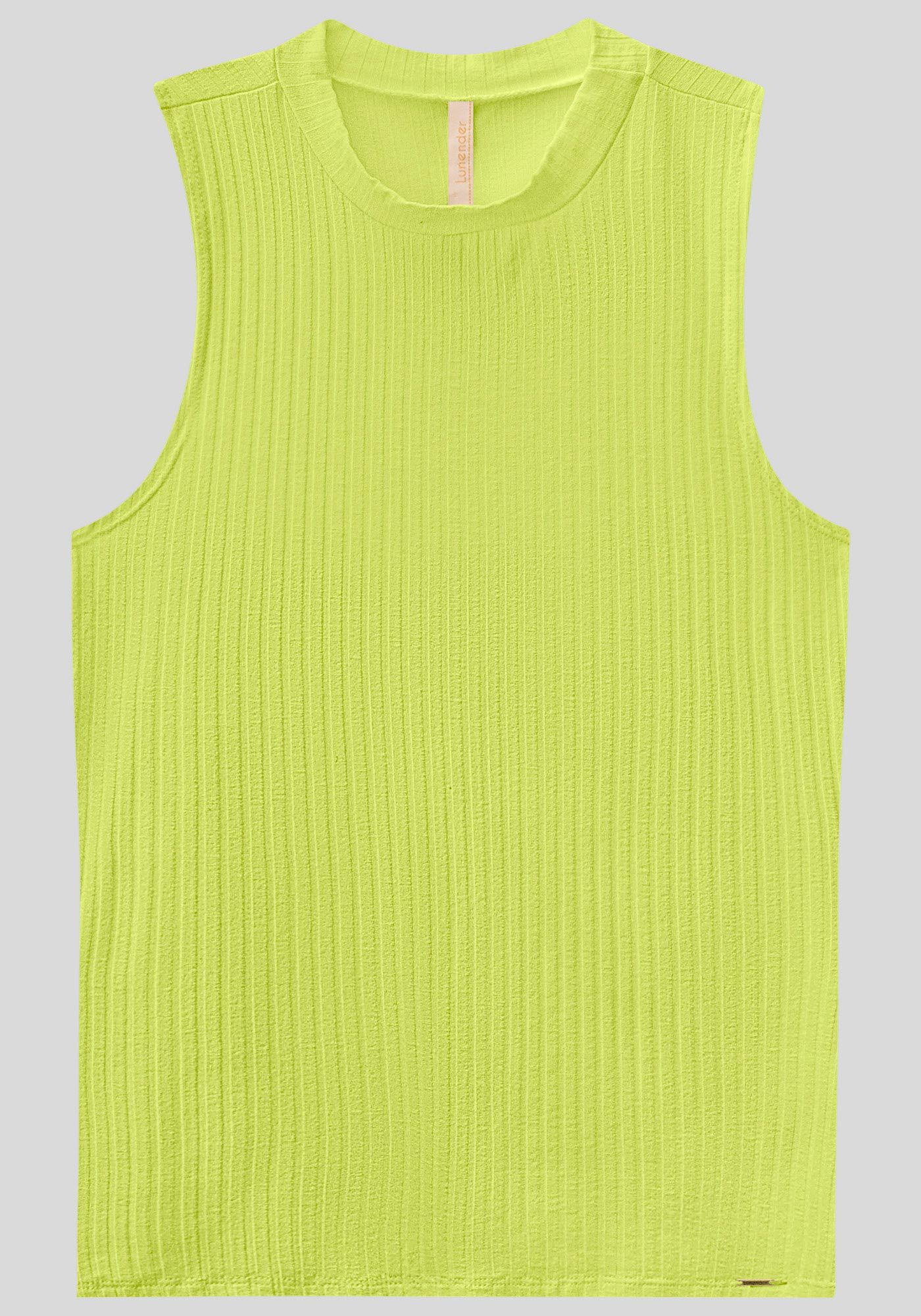 Blusa Regata B&aacute;sica Em Malha Canelada Respons&aacute;vel, , large.