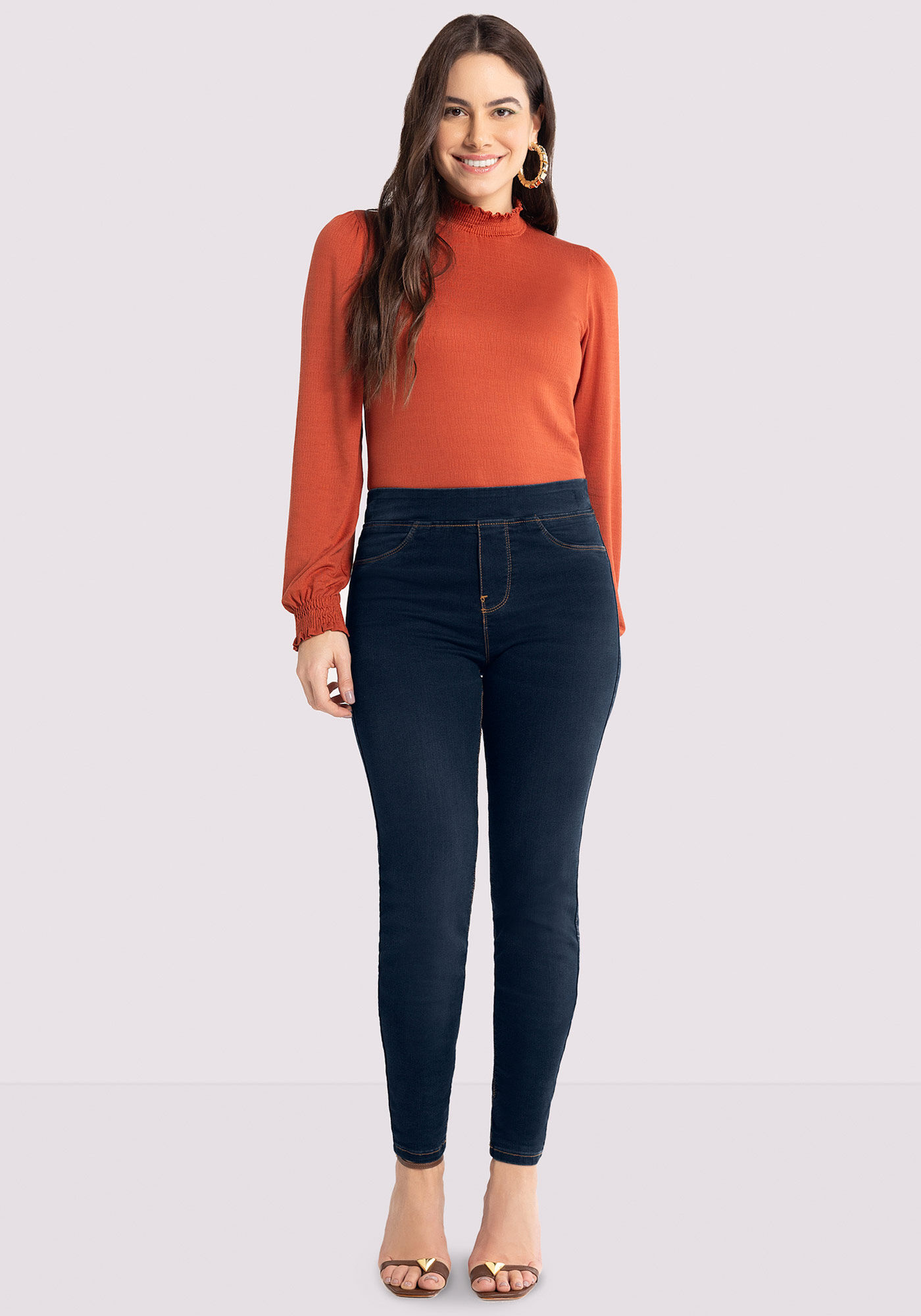 Calça jegging cintura alta on sale