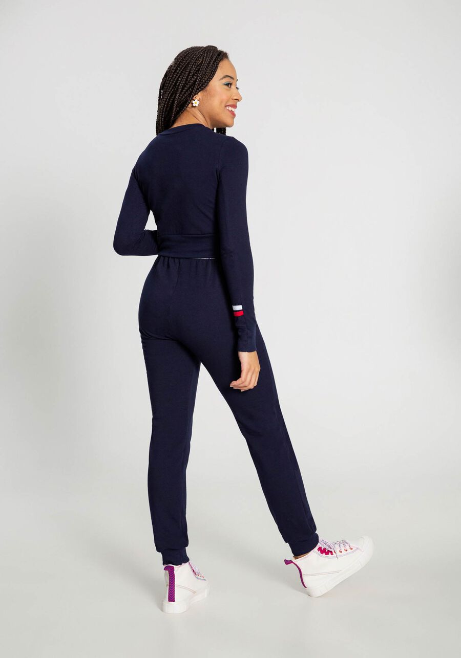 Blusa Manga Longa Cropped Estampa Hits Juvenil, MARINHO ACTION. Blusa Manga Longa Cropped Estampa Hits Juvenil, MARINHO ACTION, large.