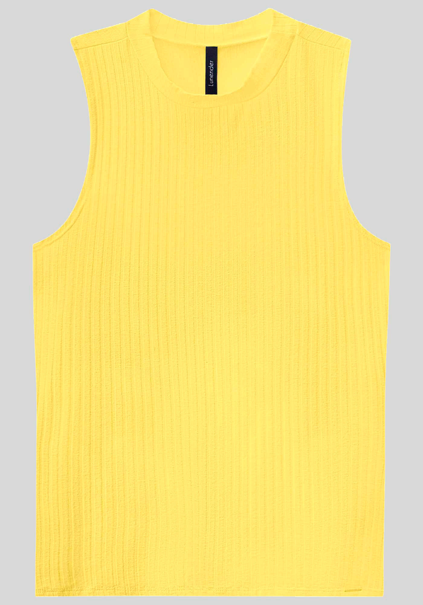 Blusa Regata B&aacute;sica Em Malha Canelada Respons&aacute;vel, , large.