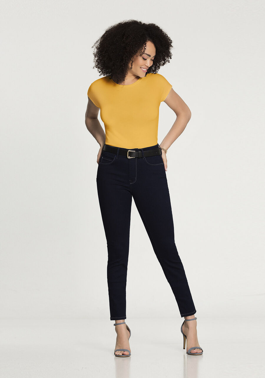 Blusa Lisa Básica Em Malha De Viscose Com Elastano, . Blusa Lisa Básica Em Malha De Viscose Com Elastano, , large.