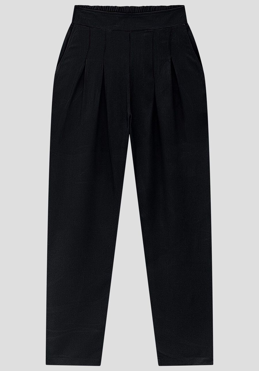 Calça Slim em Viscose, . Calça Slim em Viscose, , large.