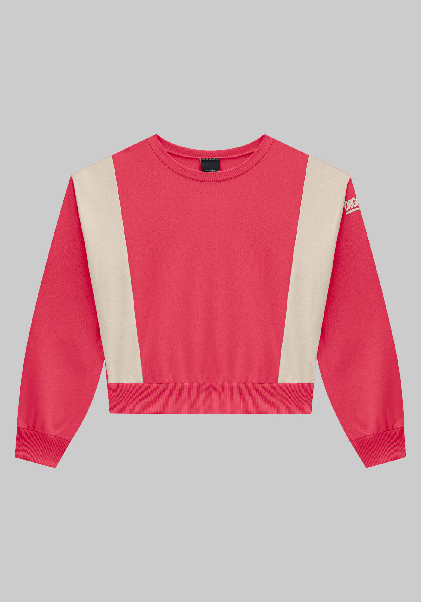 Conjunto Juvenil em Moletom Felpado com Recortes, , large.