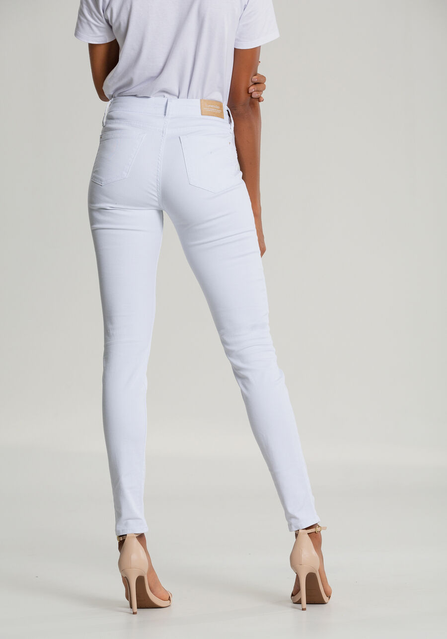 Calça Sarja Skinny Sempre Branco, . Calça Sarja Skinny Sempre Branco, , large.