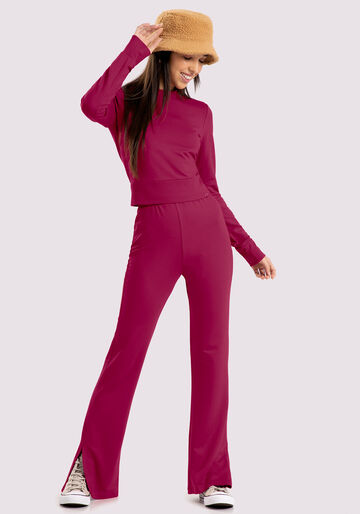 Conjunto Juvenil em Moletom MVS com Blusão e Calça, ROSA DRY ROSE. Conjunto Juvenil em Moletom MVS com Blusão e Calça, ROSA DRY ROSE, large.