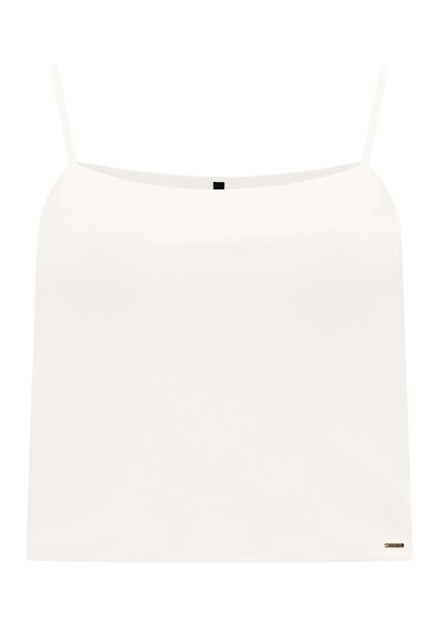 Blusa Regata Curta De Alças Finas Em Malha Canelada, . Blusa Regata Curta De Alças Finas Em Malha Canelada, , large.