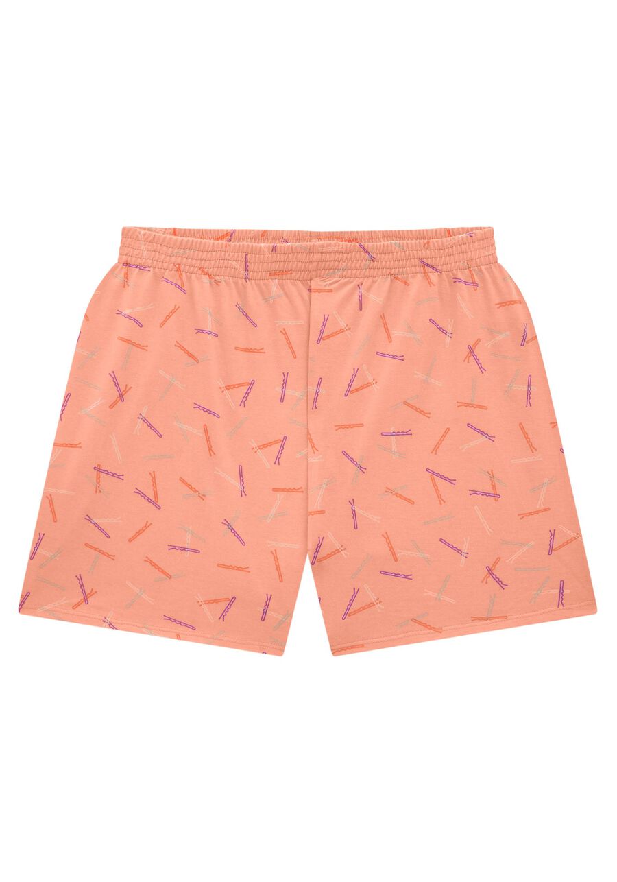 Pijama Plus Size Estampado em Malha com Blusa e Shorts, . Pijama Plus Size Estampado em Malha com Blusa e Shorts, , large.