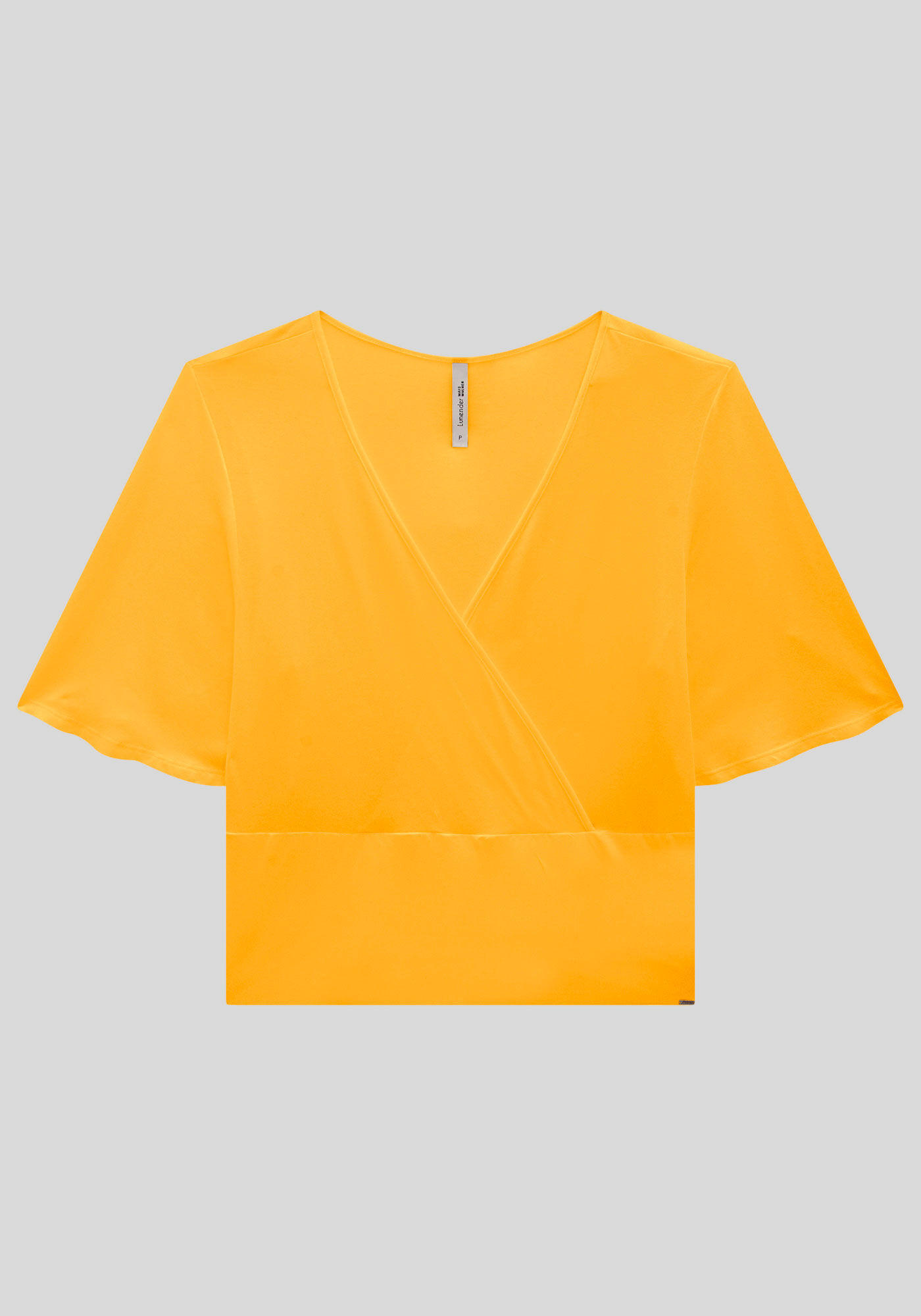 Blusa Plus Size em Malha com Decote Transpassado, , large.