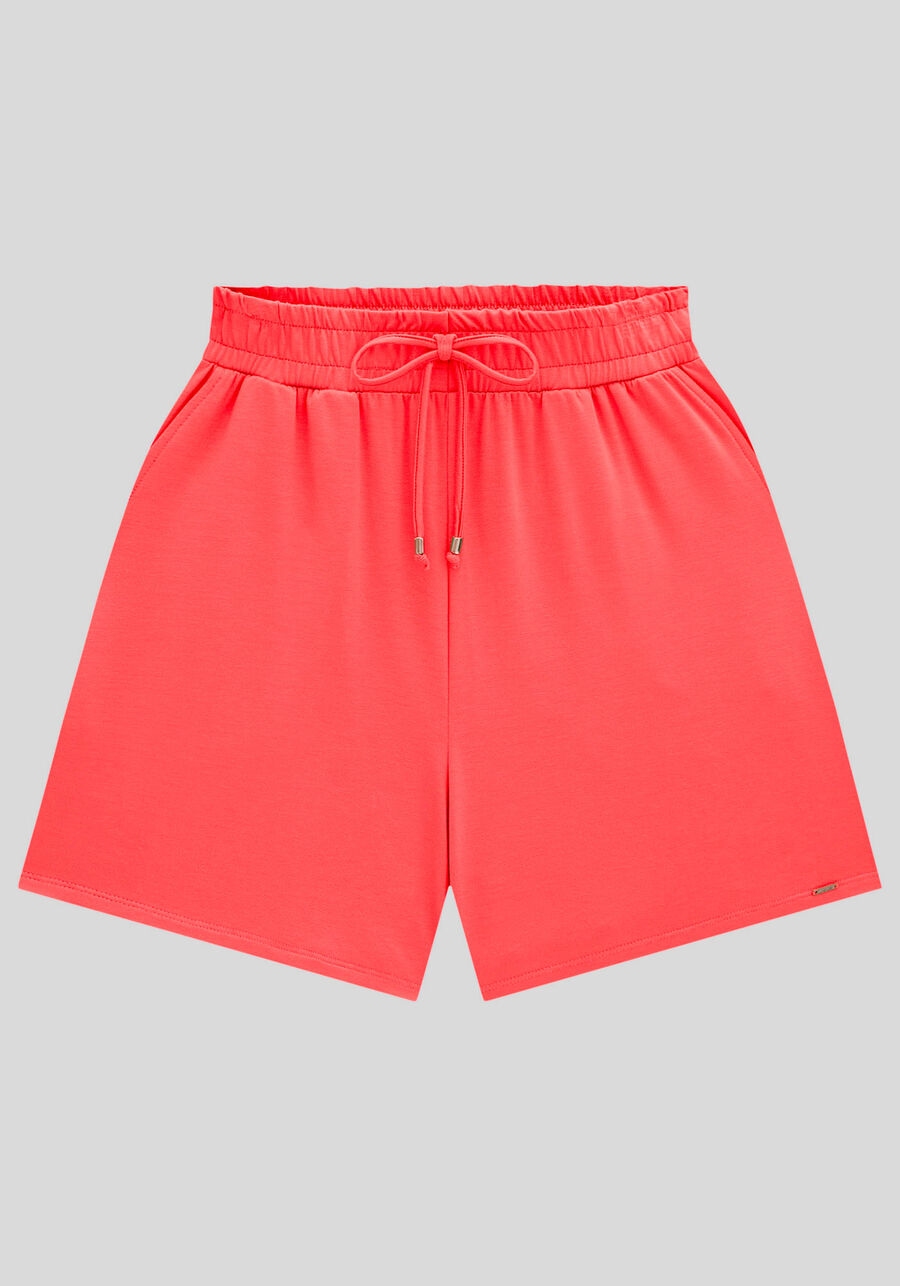 Shorts Com Cadarço E Bolsos Em Malha Responsável, . Shorts Com Cadarço E Bolsos Em Malha Responsável, , large.