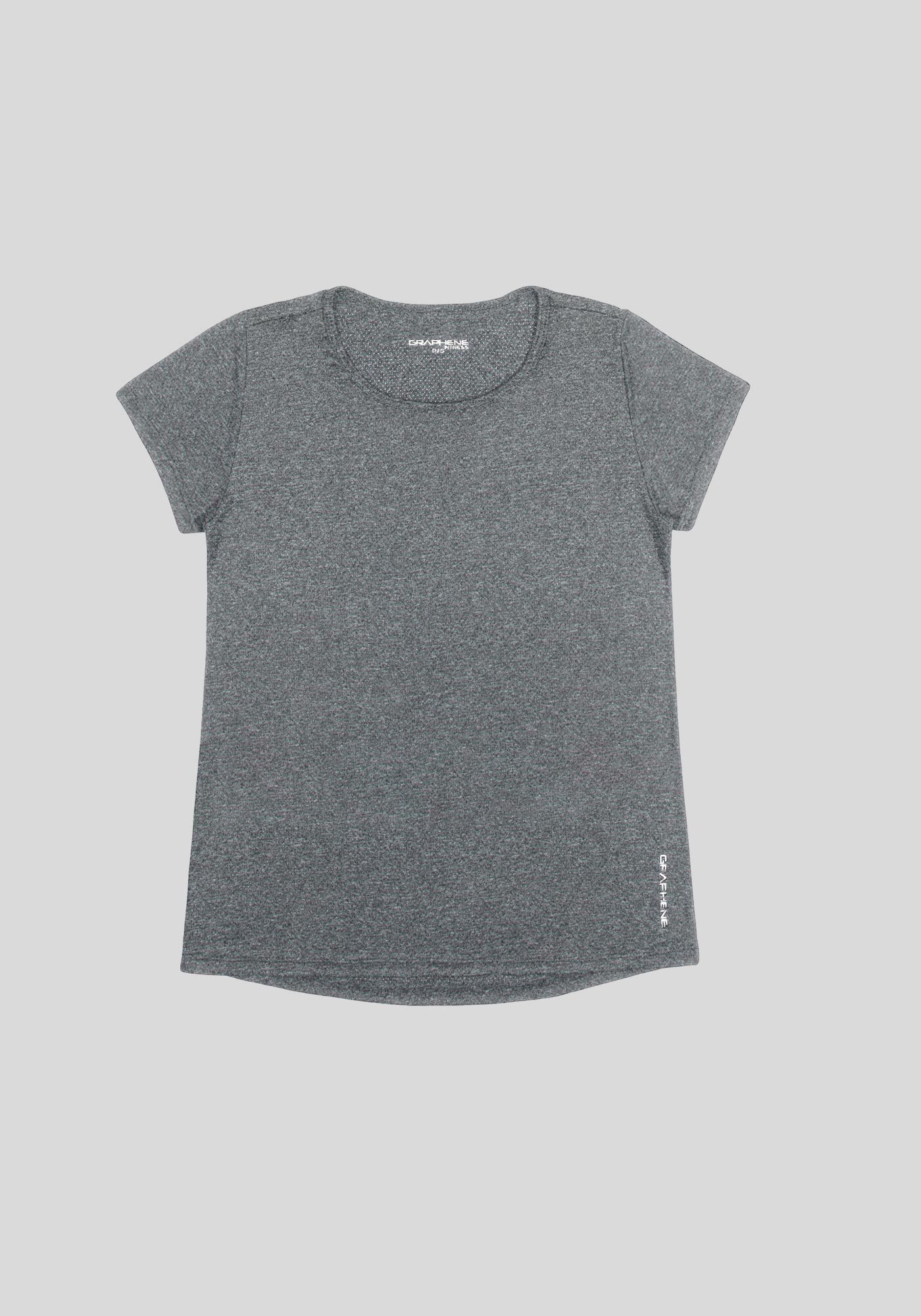 Blusa B&aacute;sica De Mangas Curtas Em Malha De Poliamida, , large.