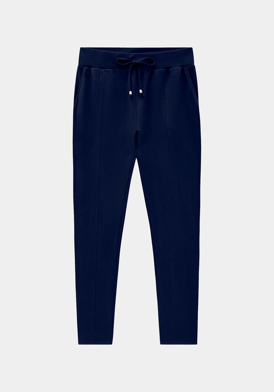 Calça Plus Size em Moletom com Bolsos, . Calça Plus Size em Moletom com Bolsos, , large.