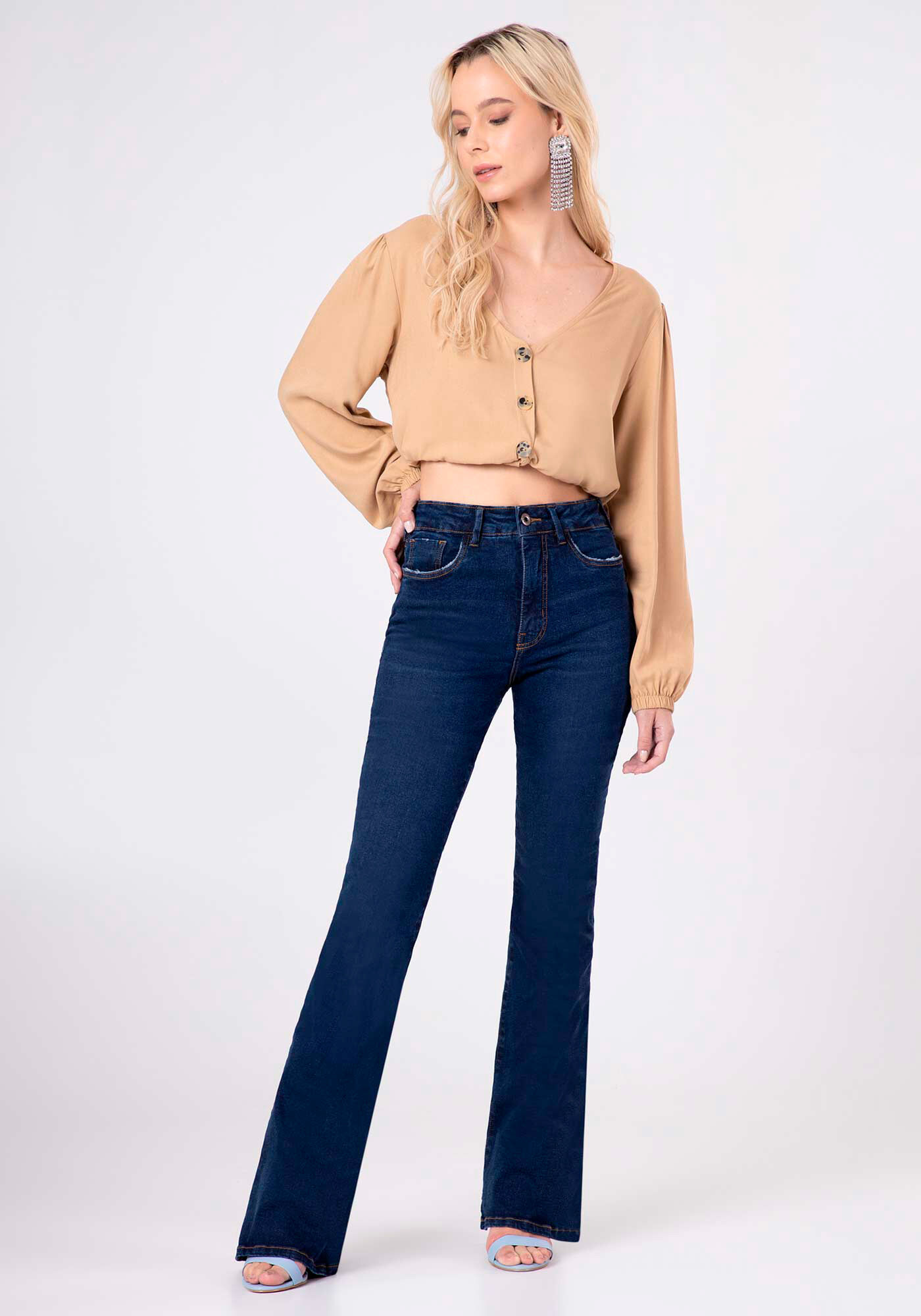 Calça flare lunender sale