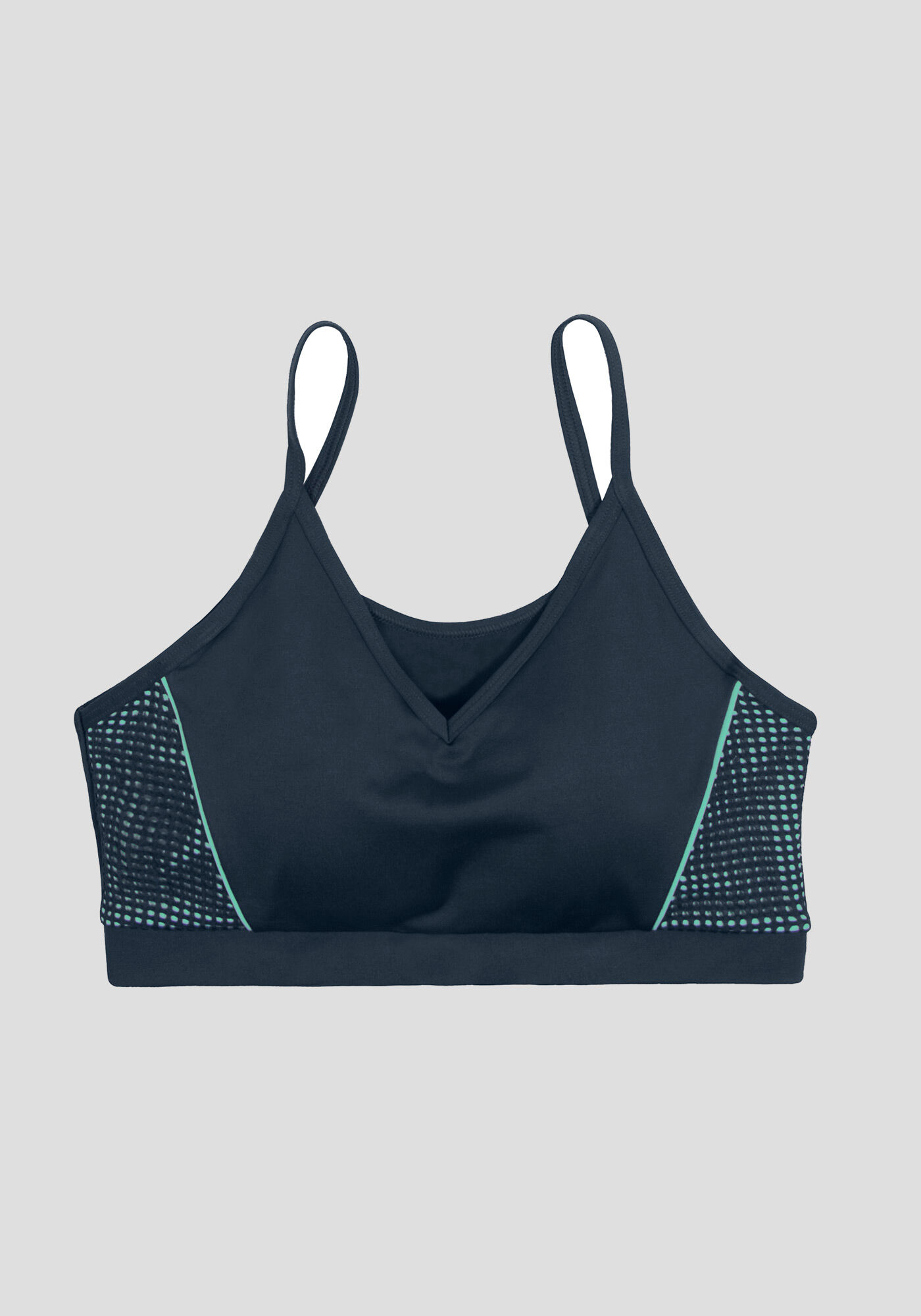 Top Bojo Remov&iacute;vel com Decote V, AZUL PETROLEO, large.