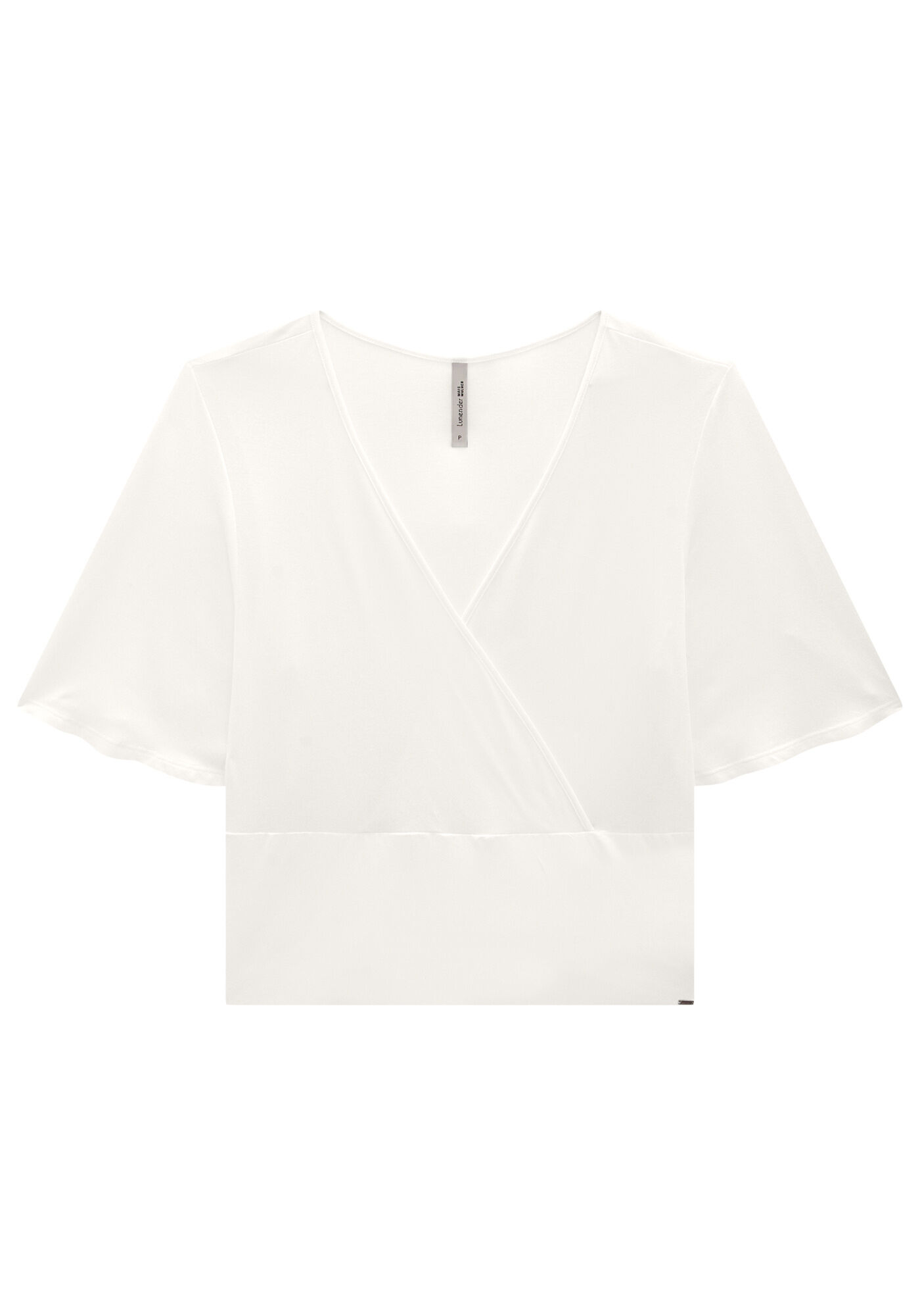 Blusa Plus Size em Malha com Decote Transpassado, , large.