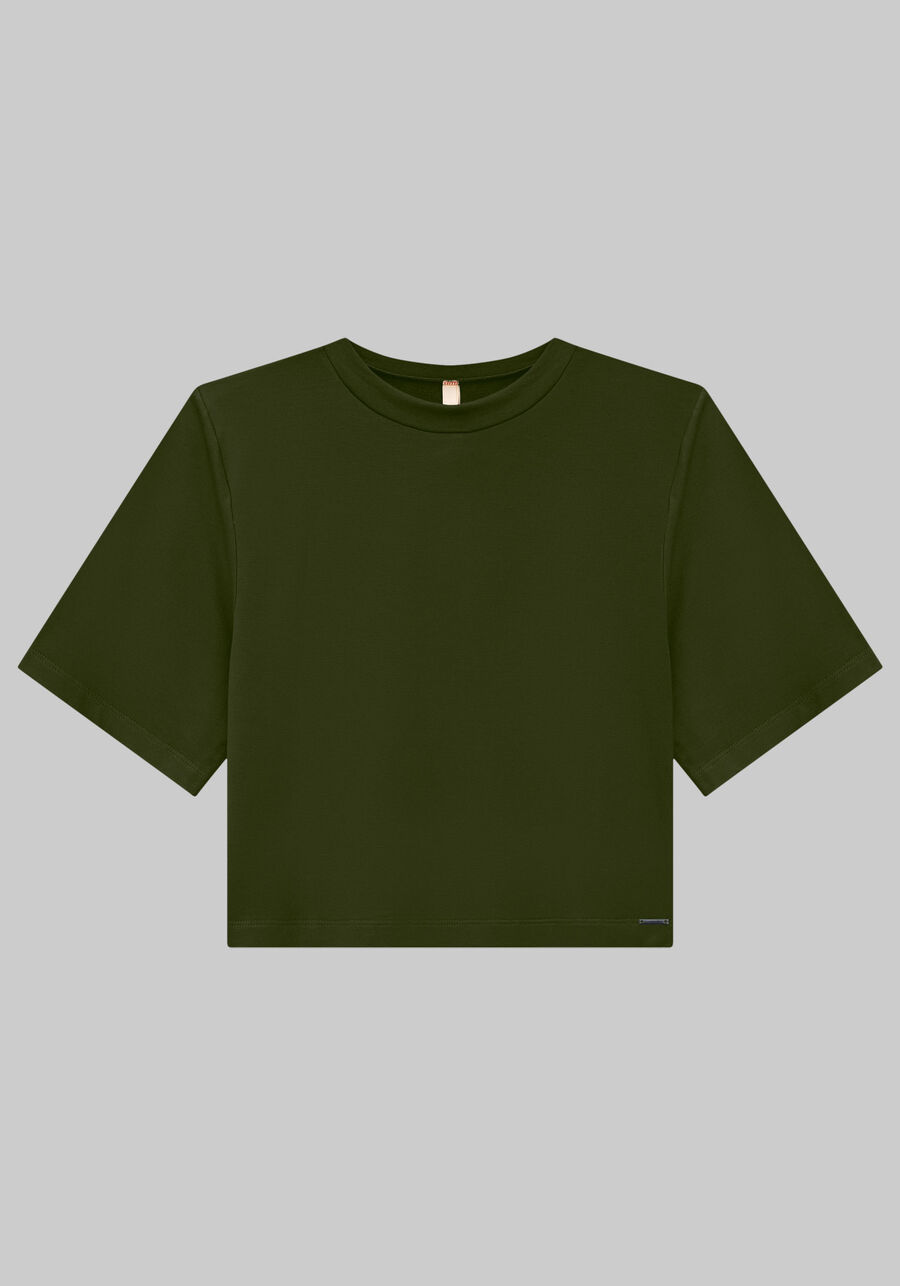 Blusa Cropped em Malha Básica, . Blusa Cropped em Malha Básica, , large.