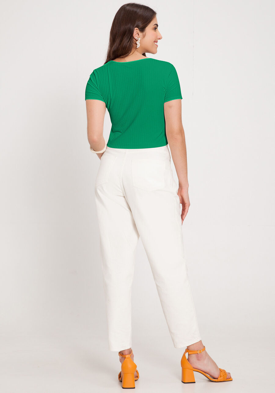 Blusa Cropped Com Recorte Frontal Em Malha Canelada, . Blusa Cropped Com Recorte Frontal Em Malha Canelada, , large.